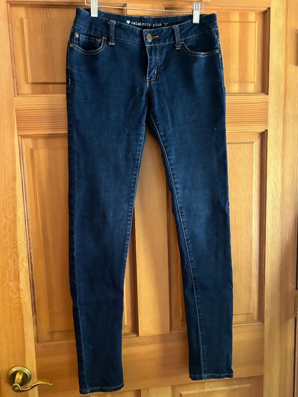 low rise stretch jeans